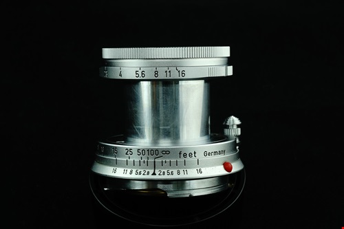 Leica Elmar 50mm f2.8 + Hood แท้	  รูปขนาดปก ลำดับที่ 2 Leica Elmar 50mm f2.8 + Hood ???	