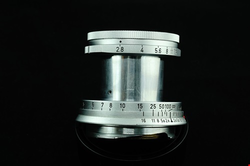Leica Elmar 50mm f2.8 + Hood แท้	  รูปขนาดปก ลำดับที่ 5 Leica Elmar 50mm f2.8 + Hood ???	